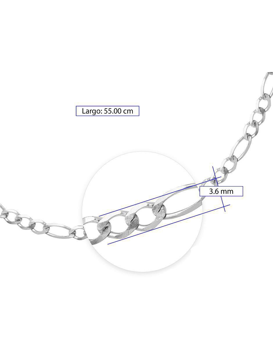 Collar de eslabones de plata P 925 3