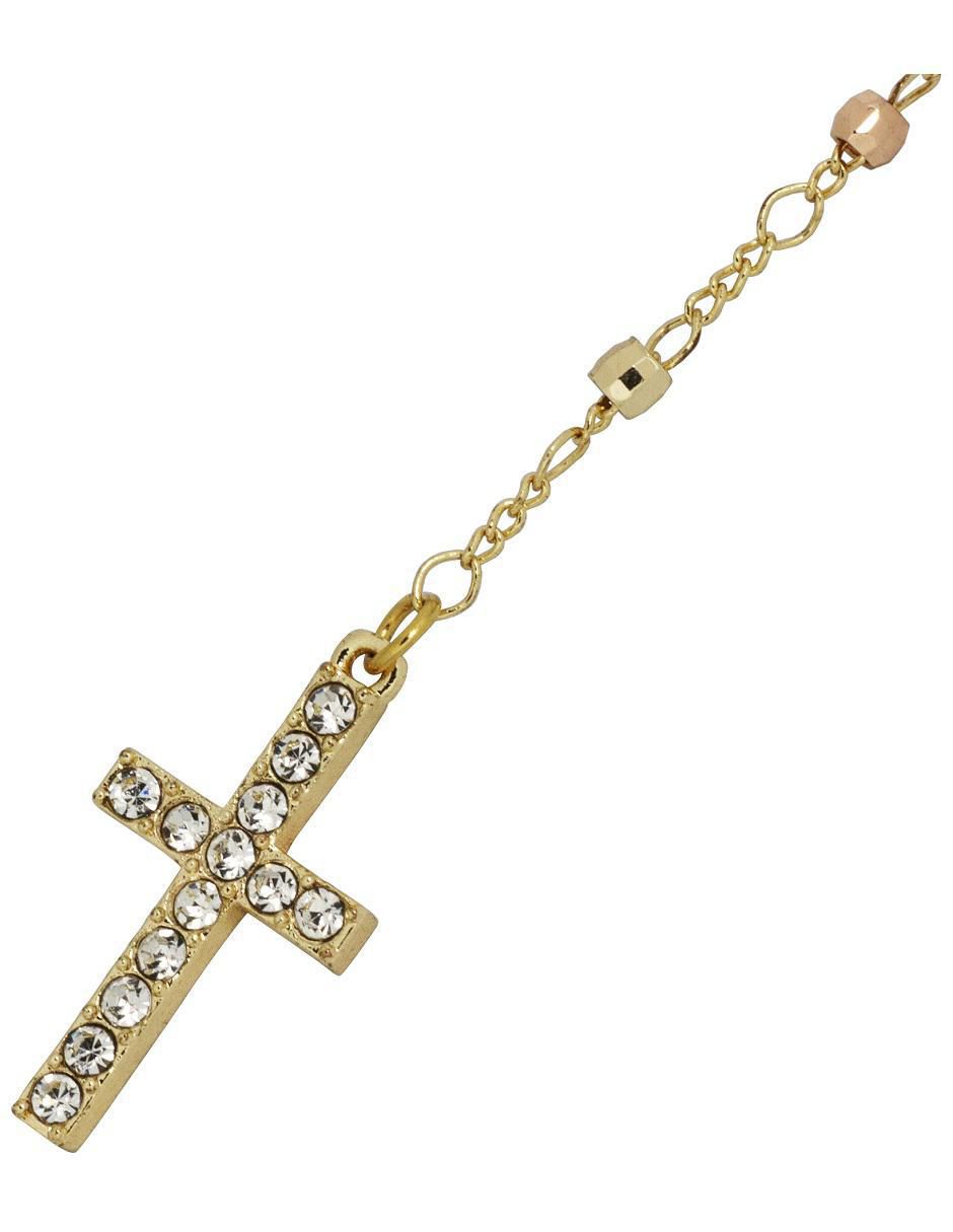 Collar de cruz 18 K 2