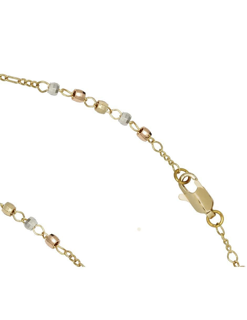 Collar de cruz 18 K 4