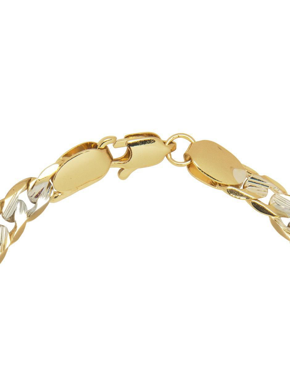 Pulsera 18 K con acabado chapa de oro 3