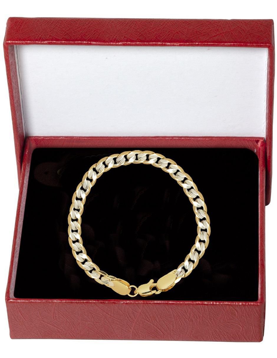 Pulsera 18 K con acabado chapa de oro 4