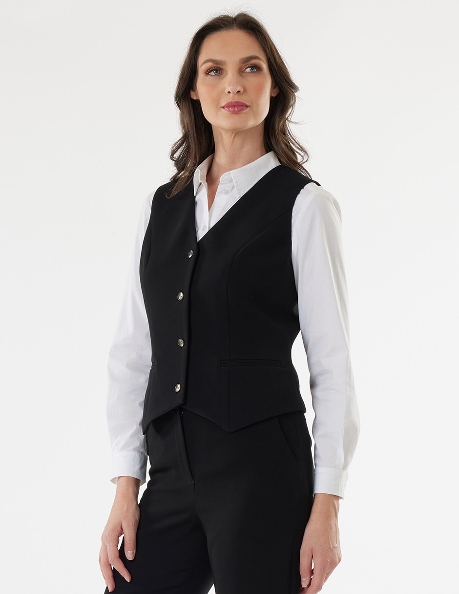 CHALECO FOLEY'S BD2175 LISO, 28, NEGRO