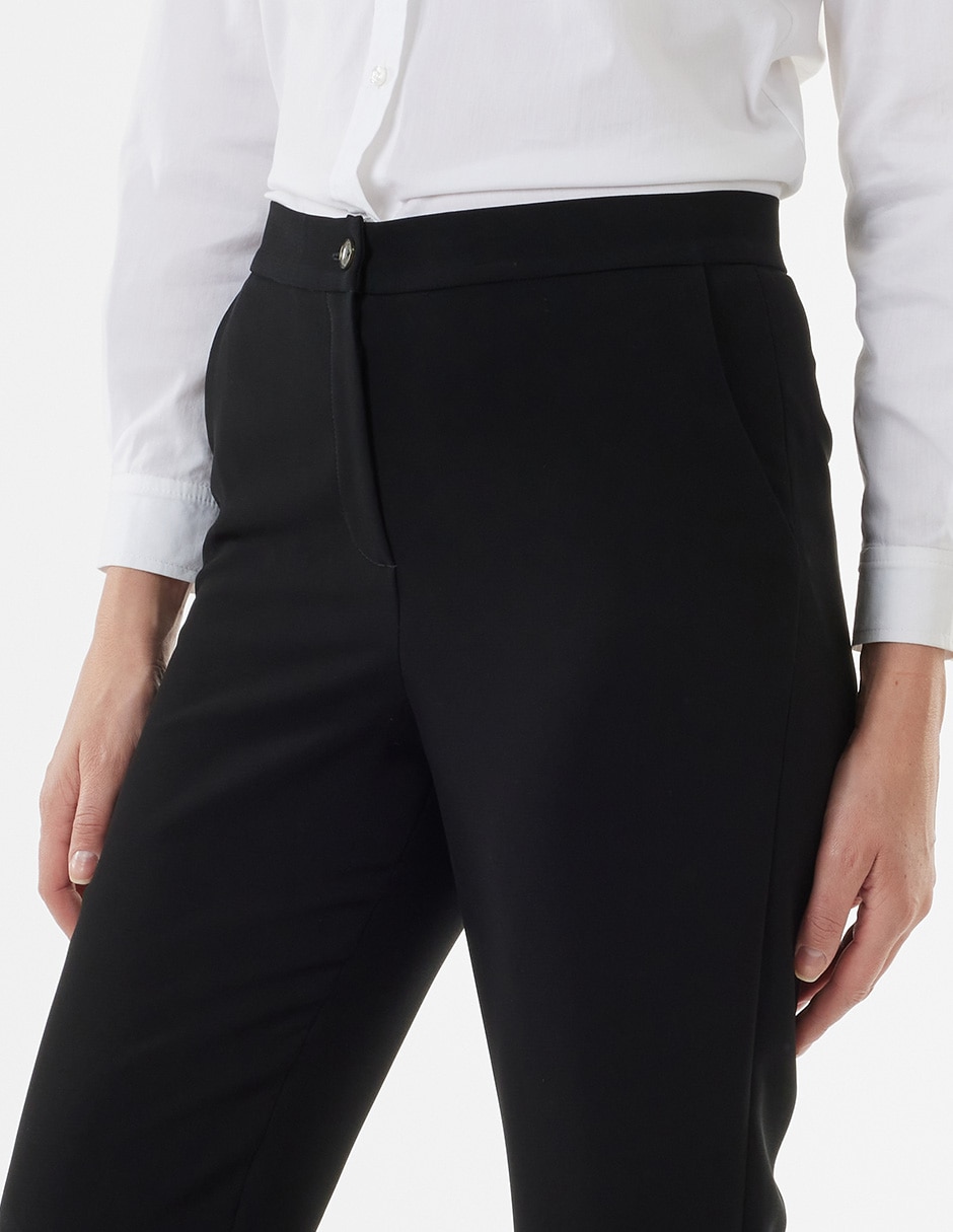 PANTALON FOLEY'S BD2173 LIS, 34, NEGRO