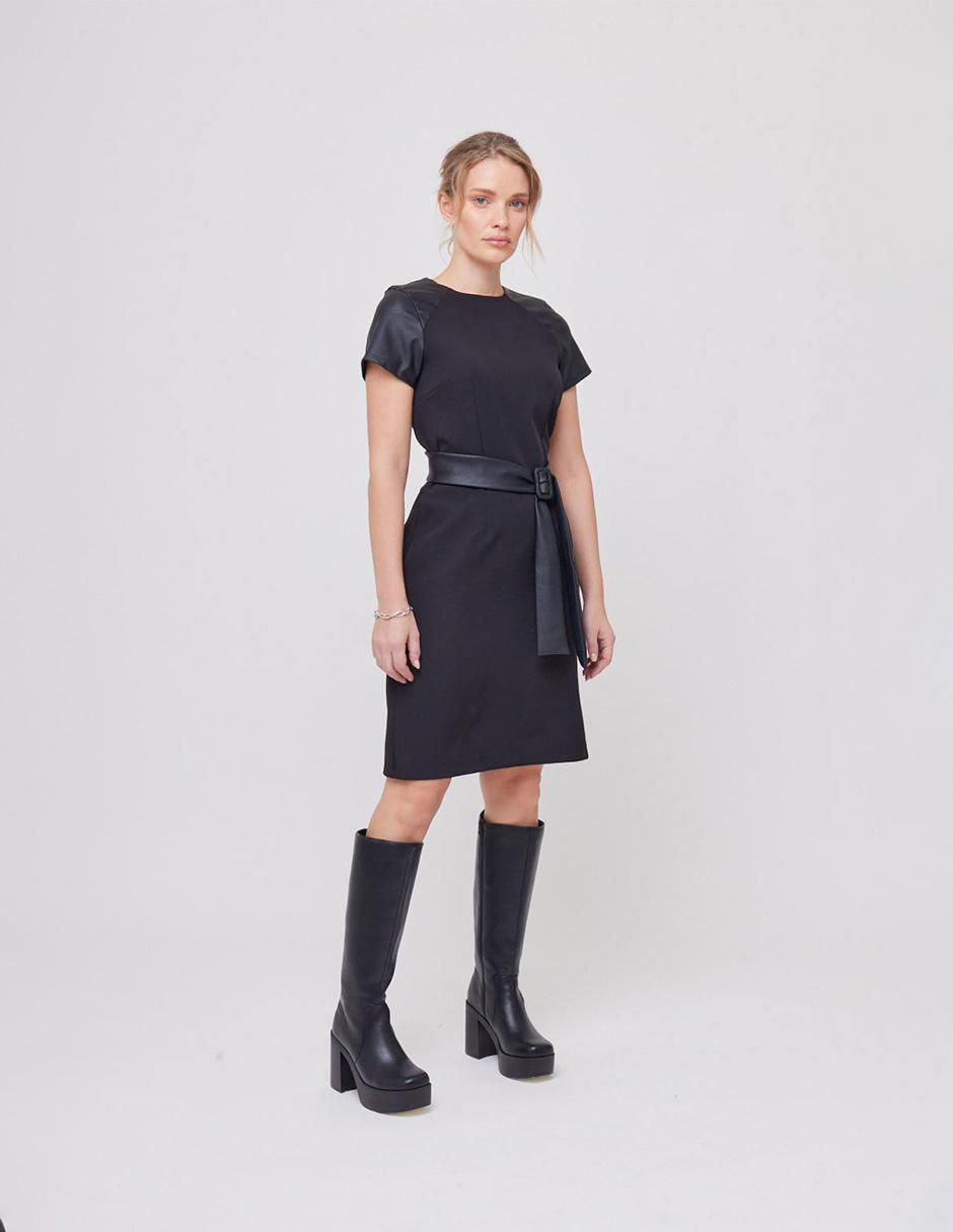 Vestido arriba de la rodilla casual Art Deco para mujer 5