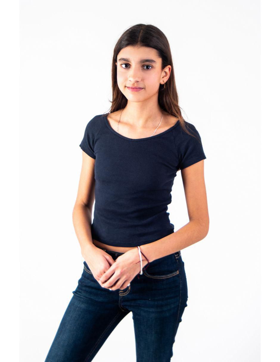 Blusa manga corta para mujer