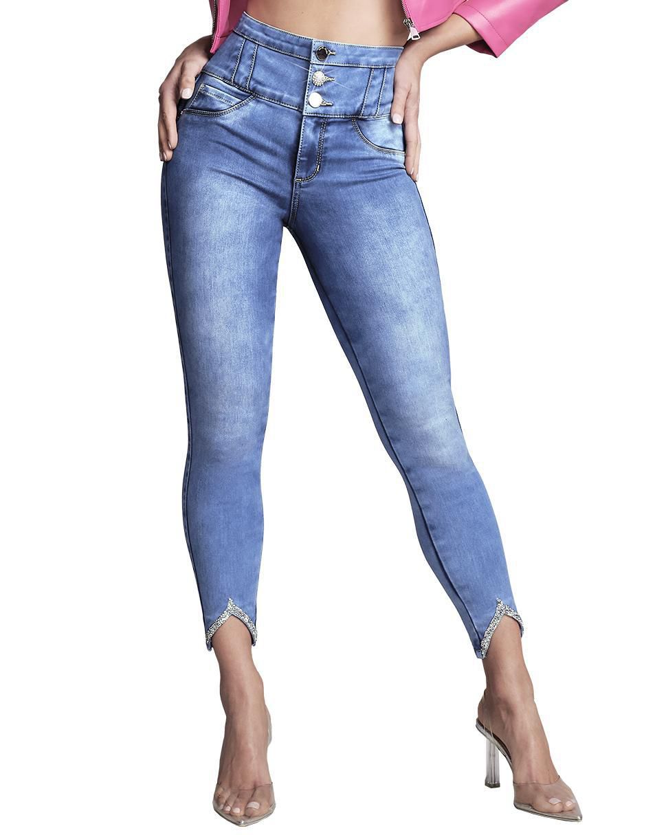 Jeans ultra skinny Seven Jeans corte cintura alta para mujer