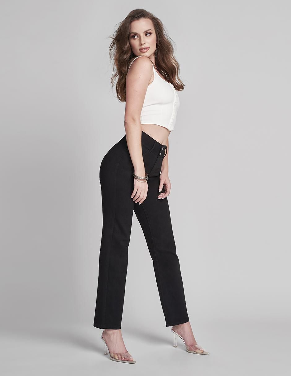 Jeans relajado Seven 1177 corte cintura alta para mujer