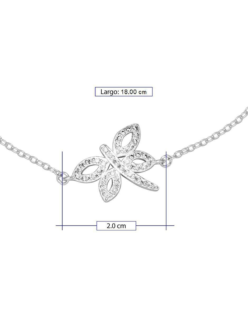 Pulsera de plata con zirconia p 925 4