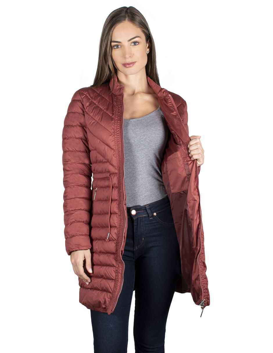Chamarra acolchada impermeable para mujer 2