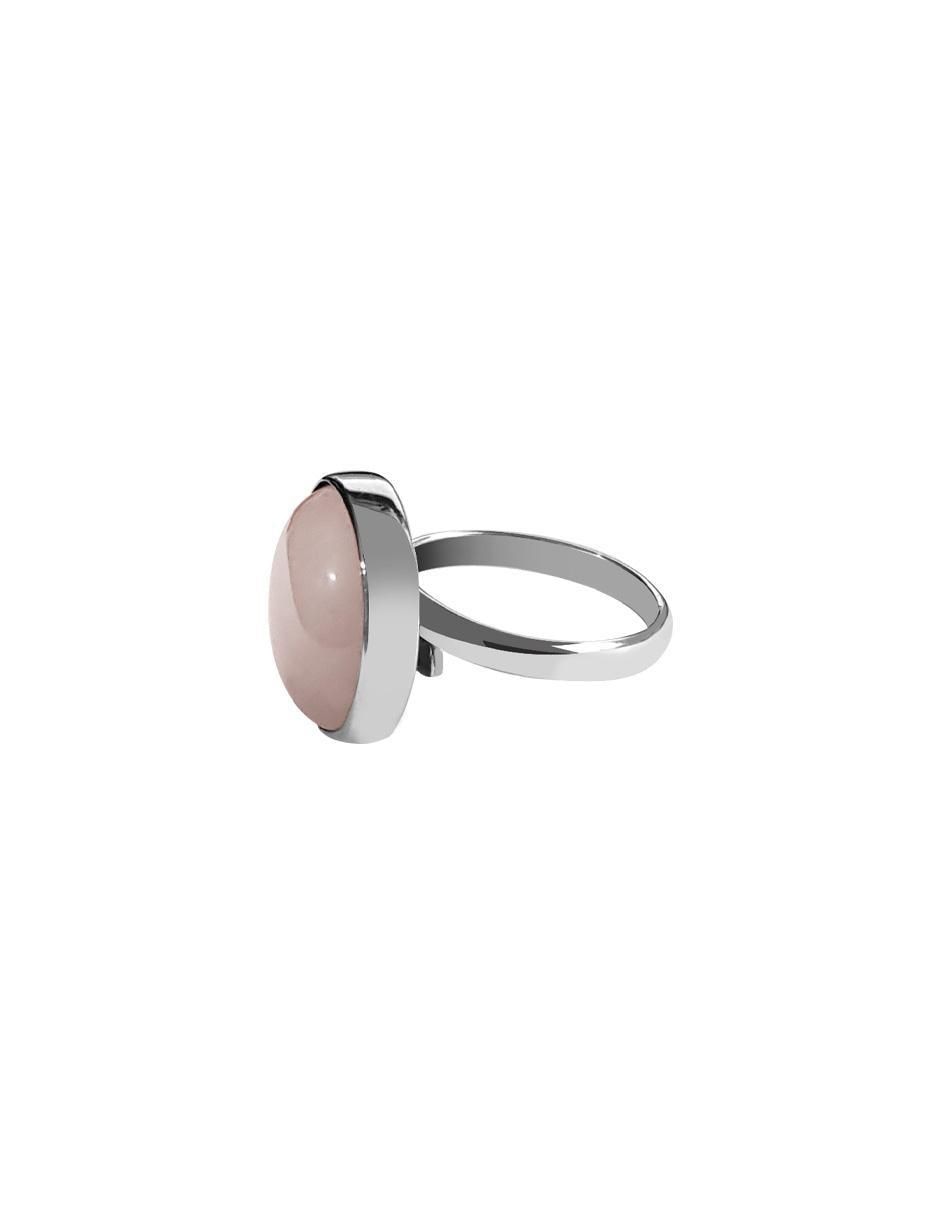Anillo Enrique Garcia Cuarzo rosado P 925 de plata cuarzo rosa brillante 3