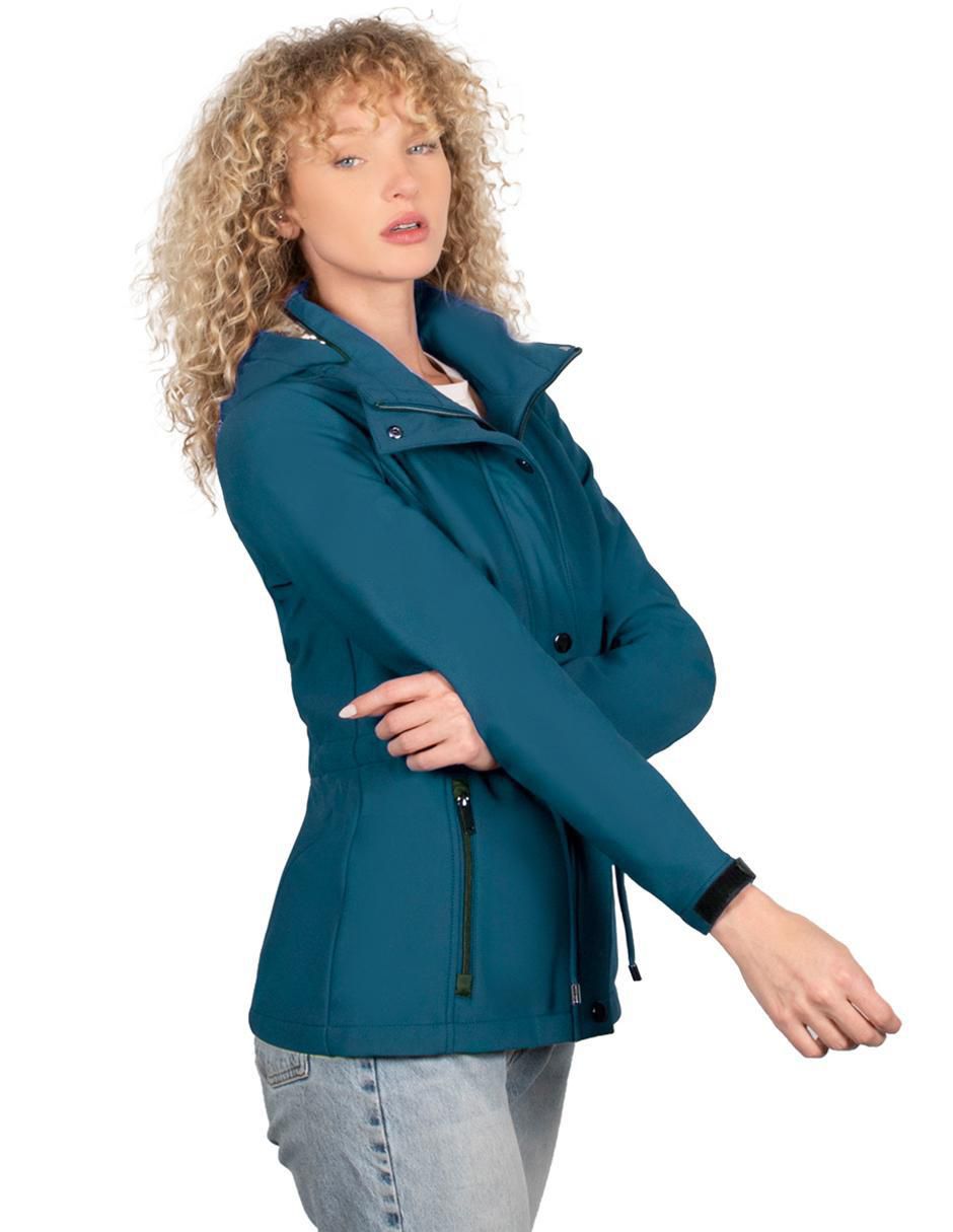 Chamarra parka impermeable para mujer 3