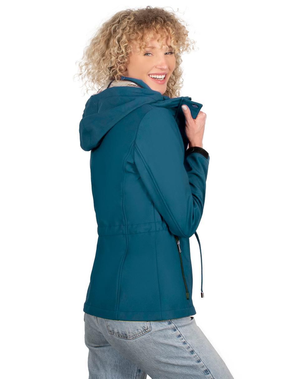 Chamarra parka impermeable para mujer 4