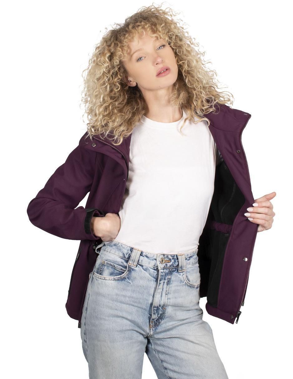 Chamarra parka impermeable para mujer 3