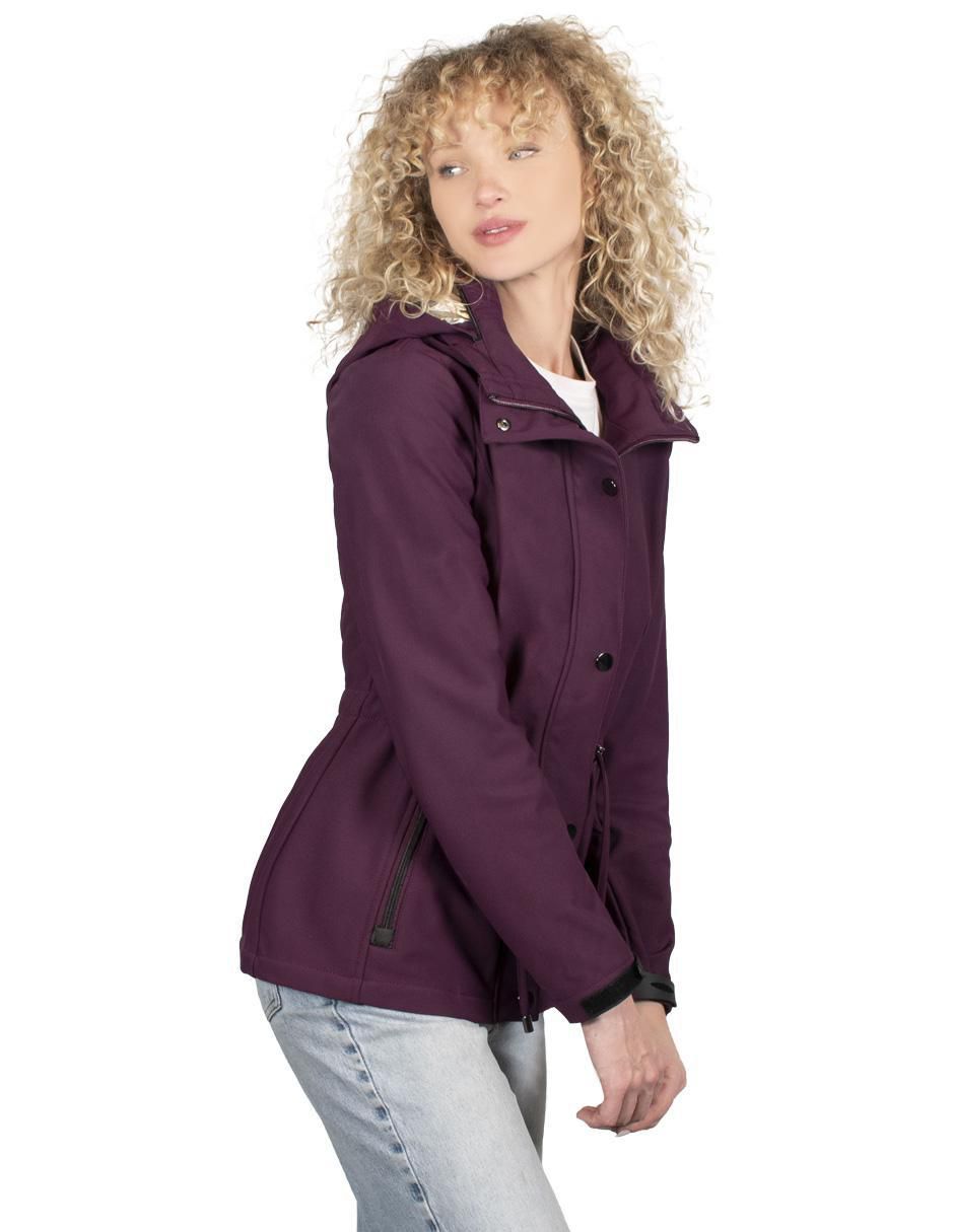 Chamarra parka impermeable para mujer 4