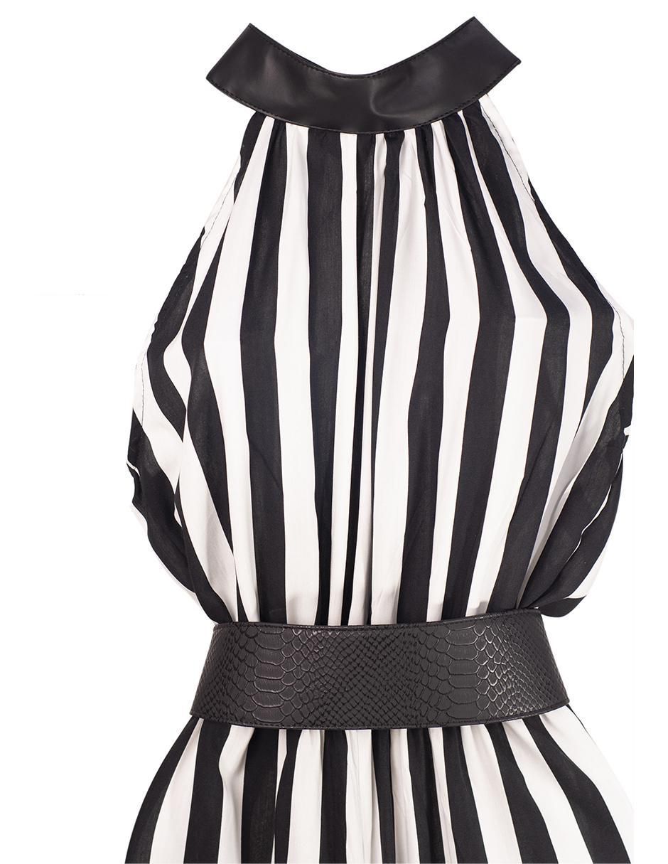 Jumpsuit estampado a rayas para mujer 10
