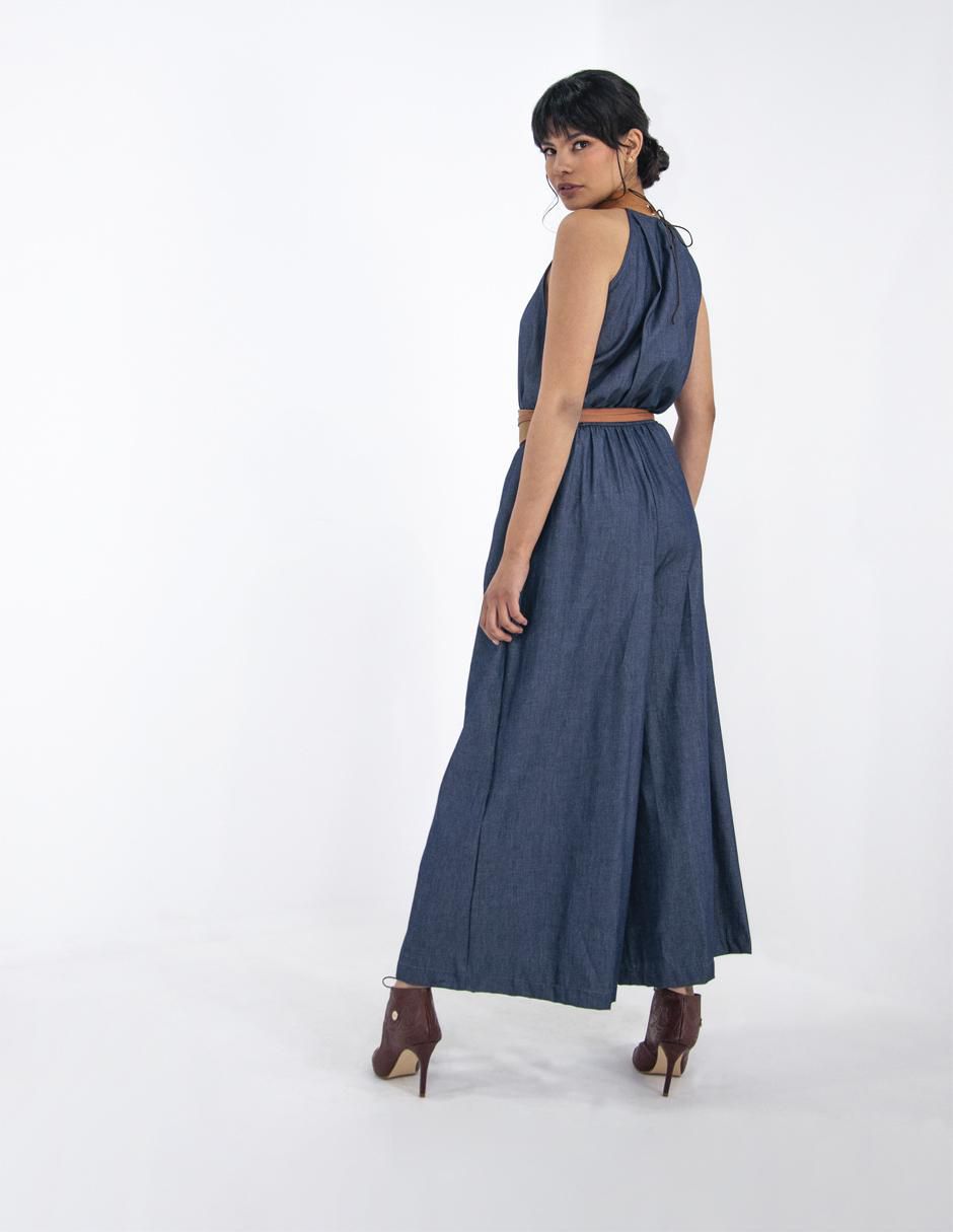 Jumpsuit estampado a rayas para mujer 5