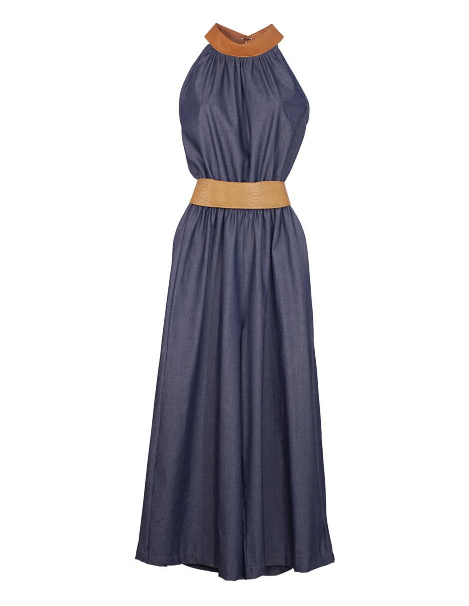 Jumpsuit estampado a rayas para mujer 8