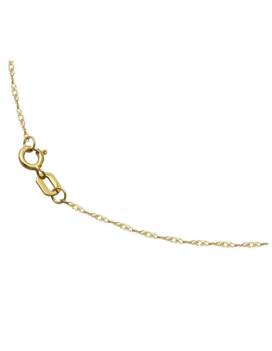 Collar de cruz de oro 10 K 4