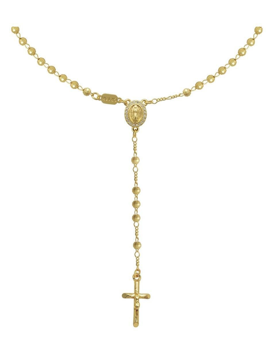 Collar de cruz 18 K