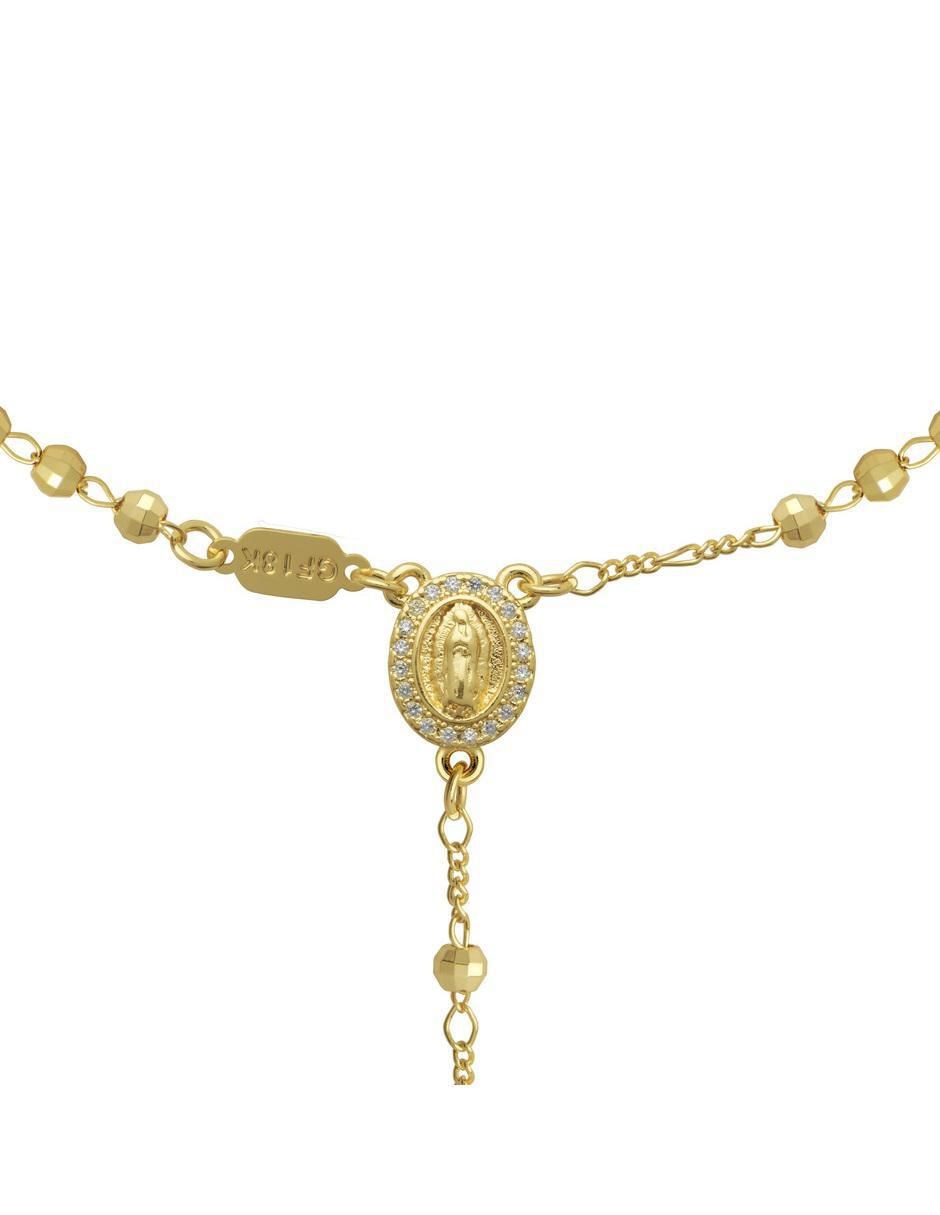 Collar de cruz 18 K 2