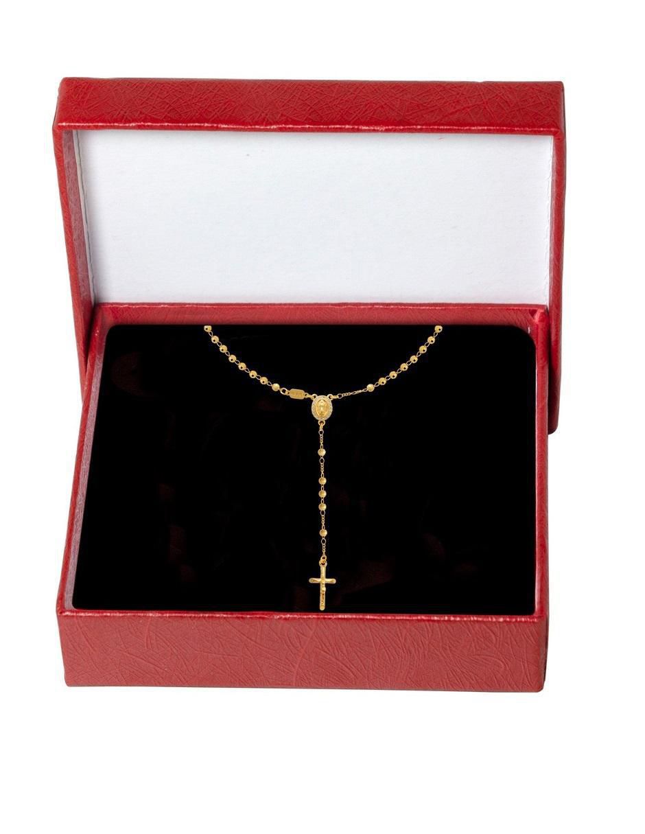 Collar de cruz 18 K 4