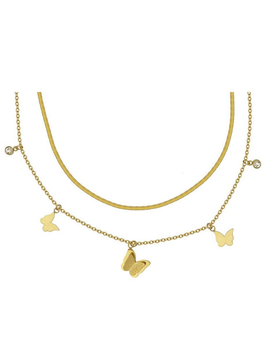 Collar de mariposa