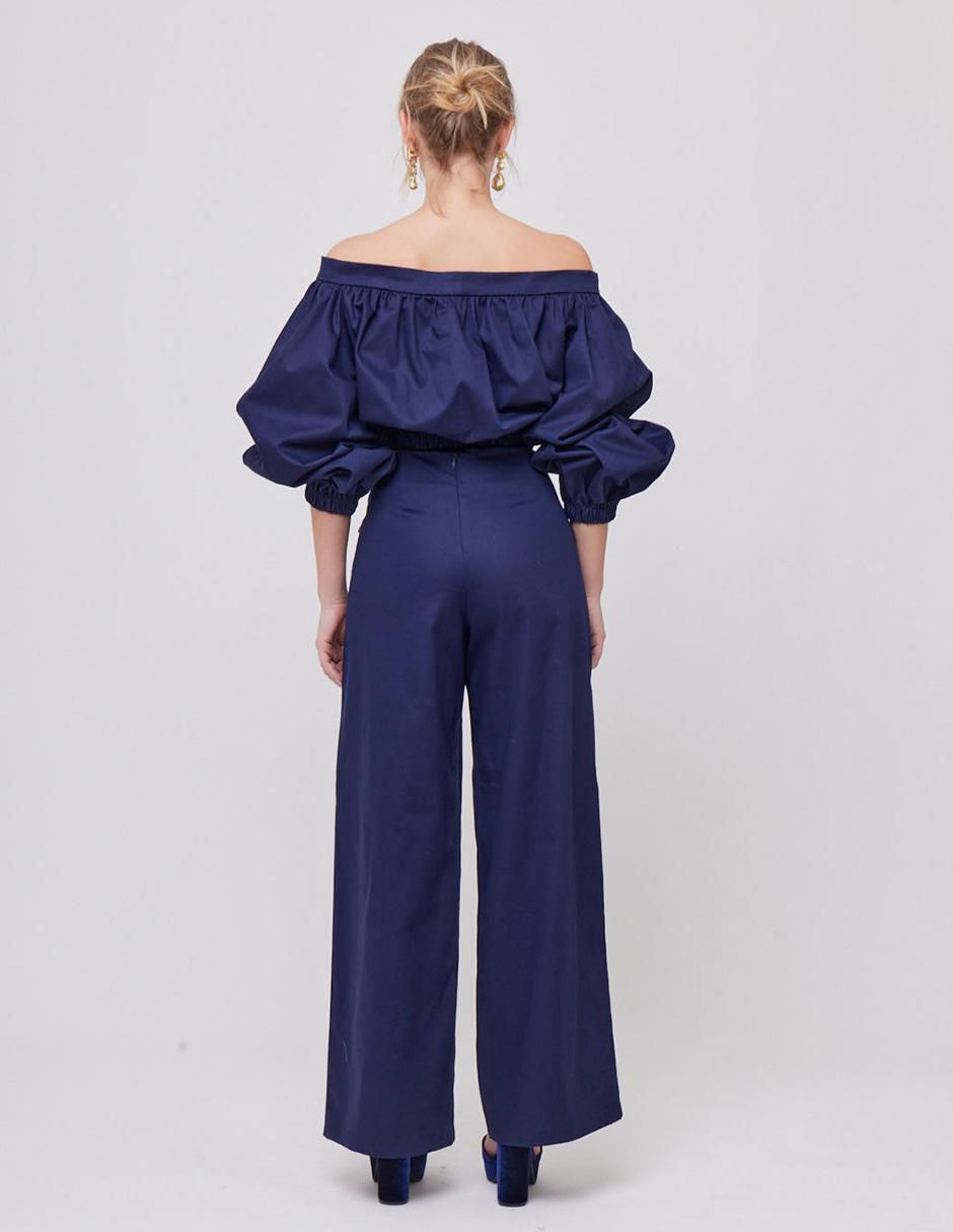 Blusa strapless manga larga para mujer 4