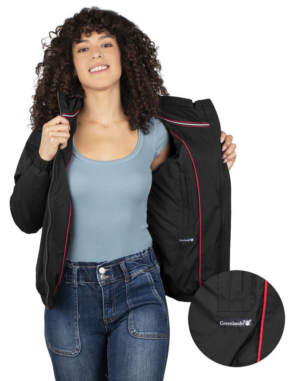 Chamarra bomber impermeable para mujer 2