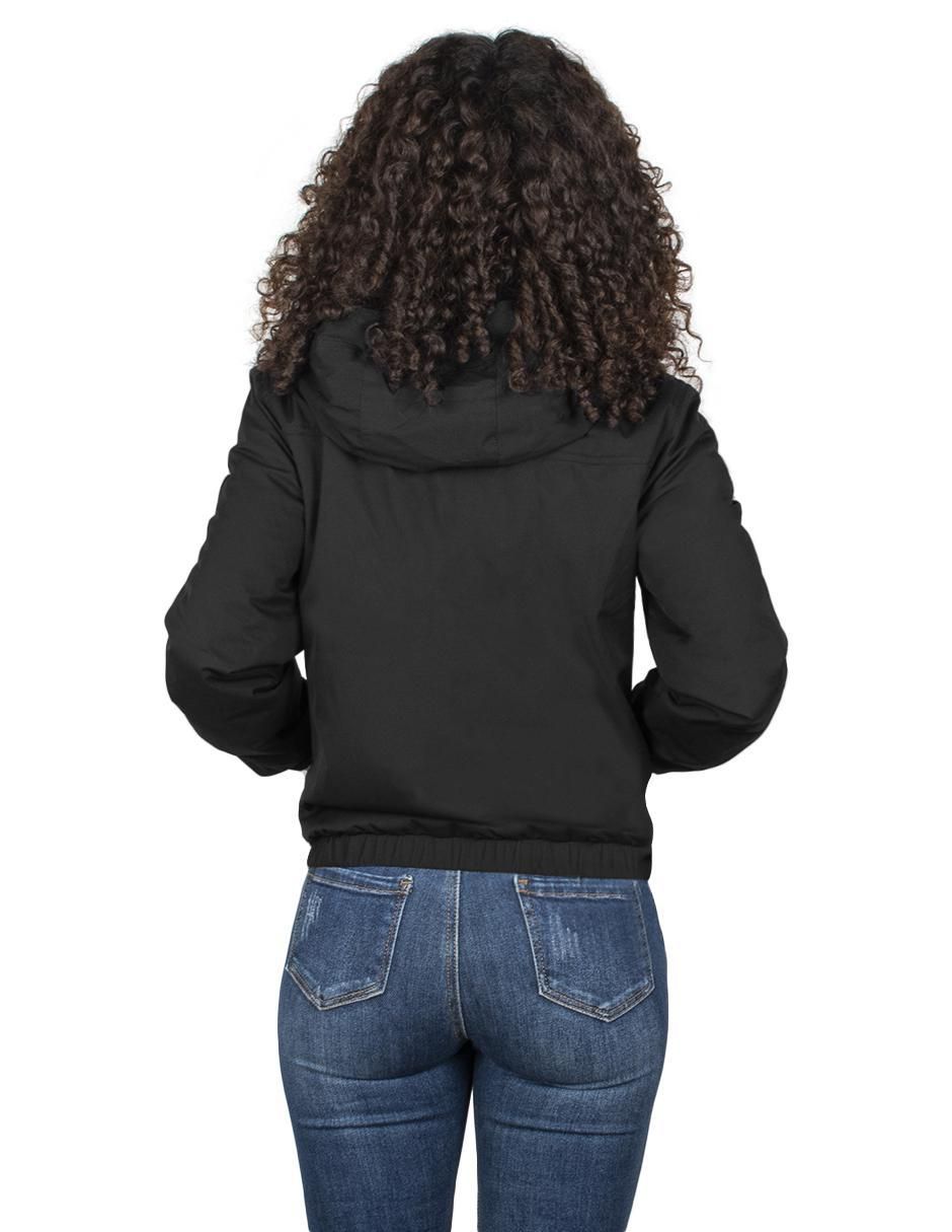 Chamarra bomber impermeable para mujer 4
