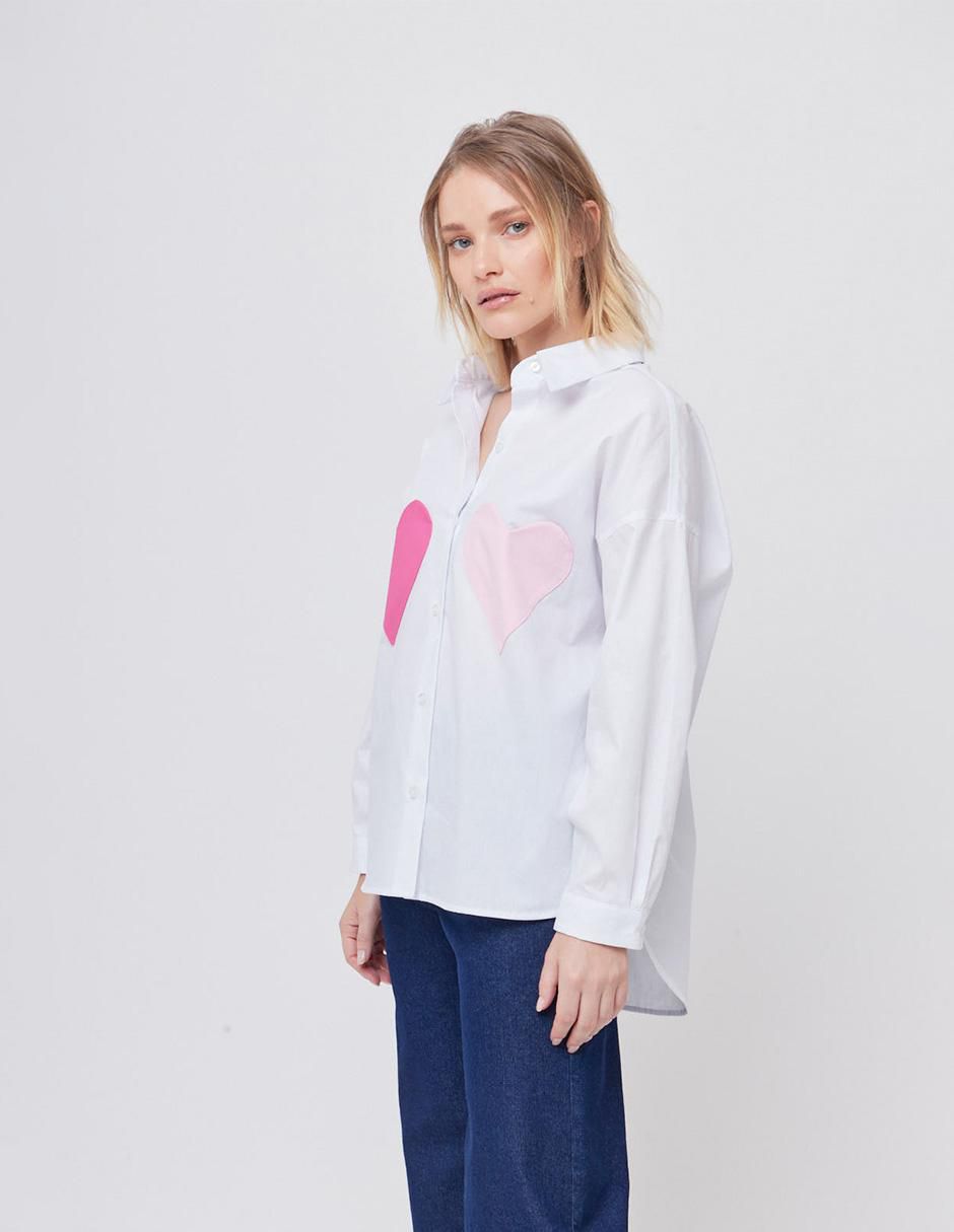 Blusa camisera manga larga para mujer 2