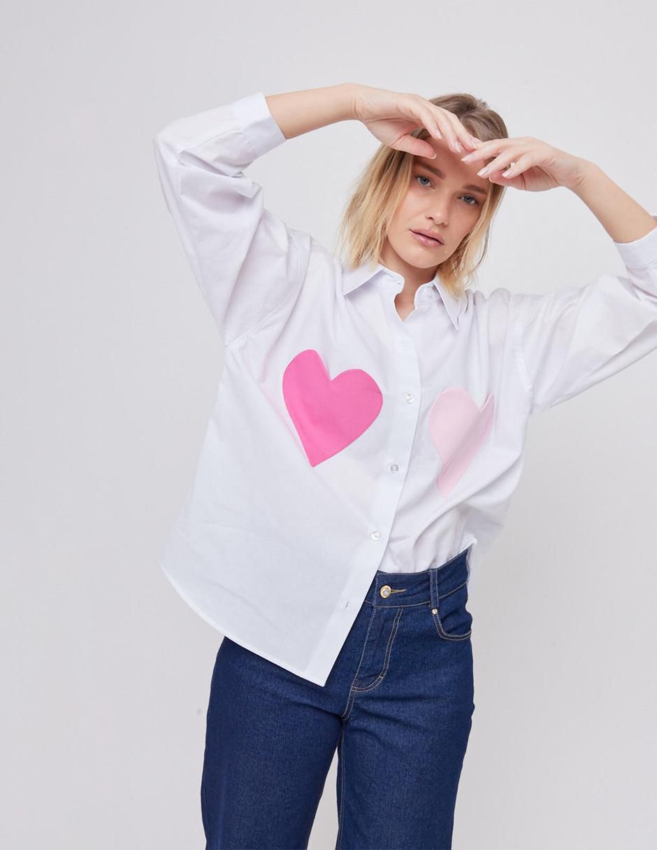 Blusa camisera manga larga para mujer 5