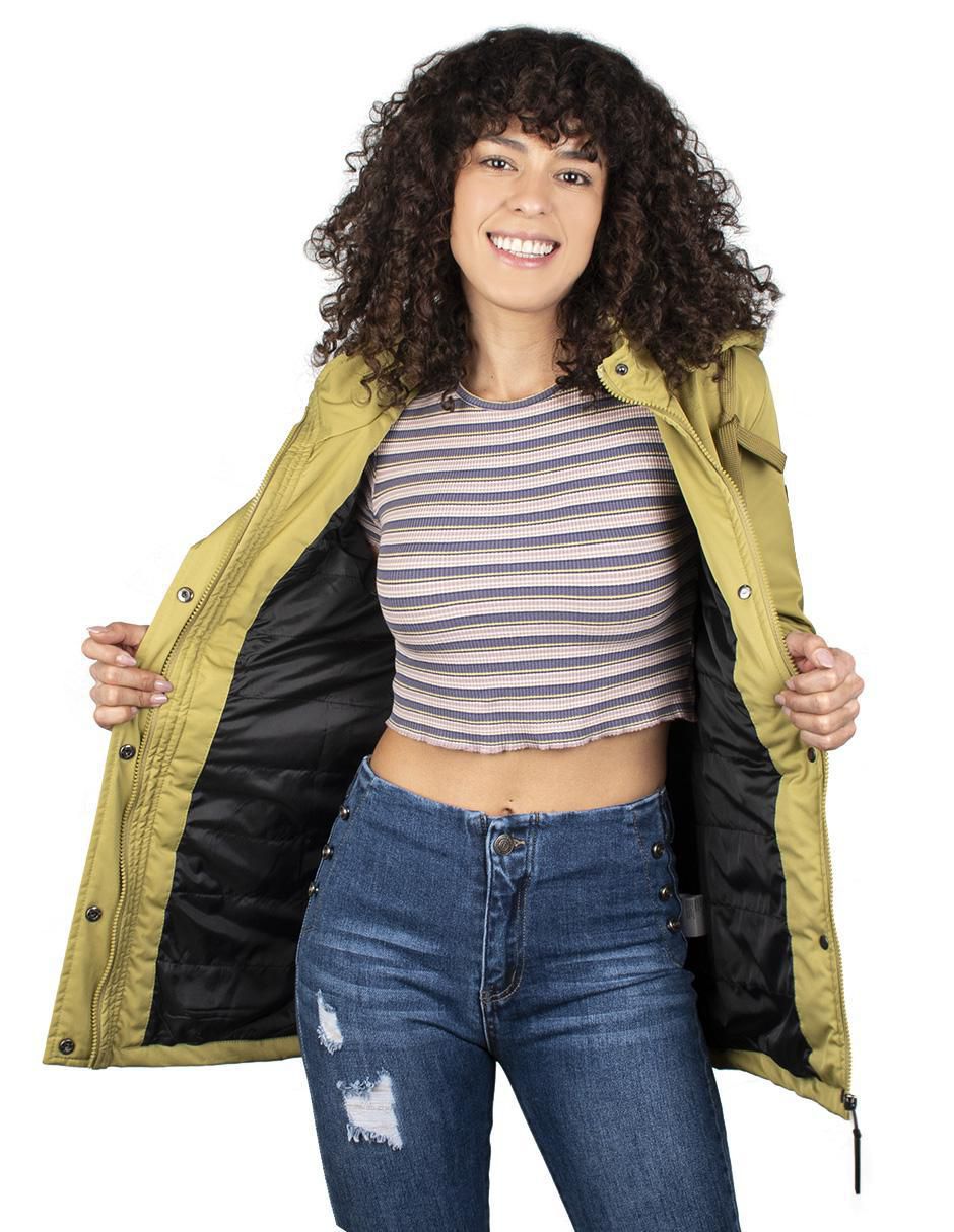 Chamarra parka impermeable para mujer 2