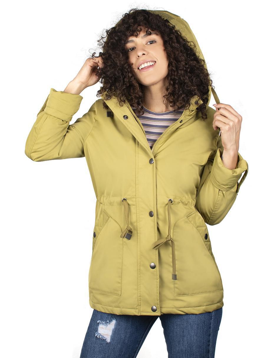Chamarra parka impermeable para mujer 5