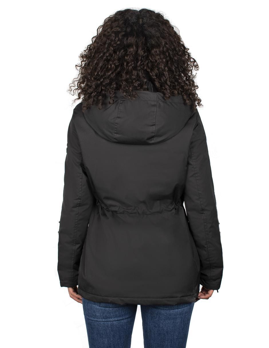 Chamarra parka impermeable para mujer 4