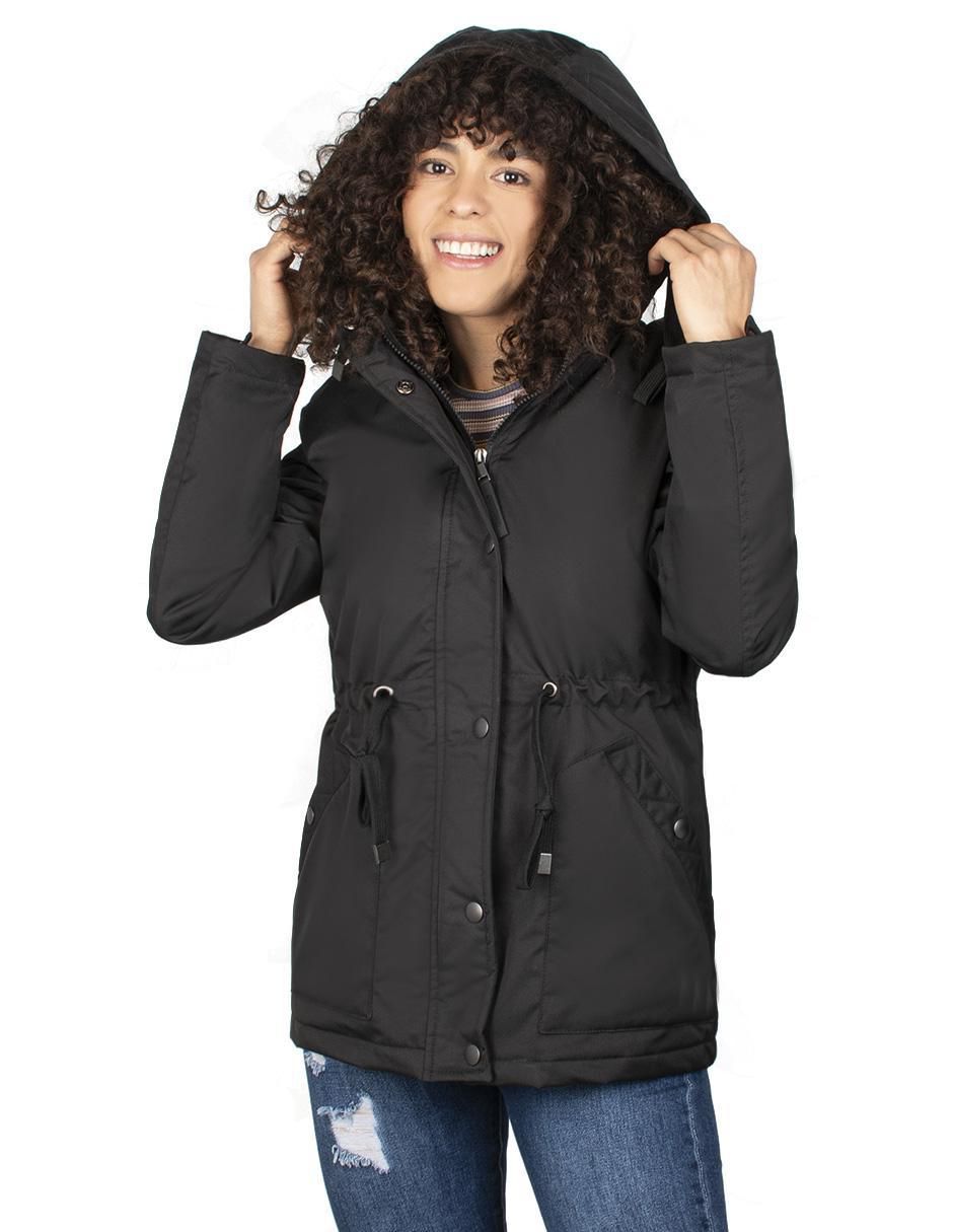 Chamarra parka impermeable para mujer 5