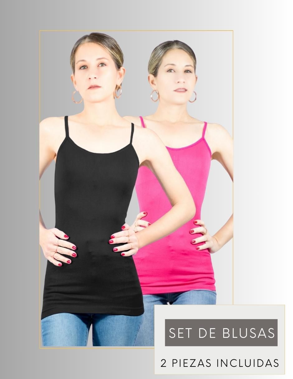 Set blusa de tirantes para mujer 5