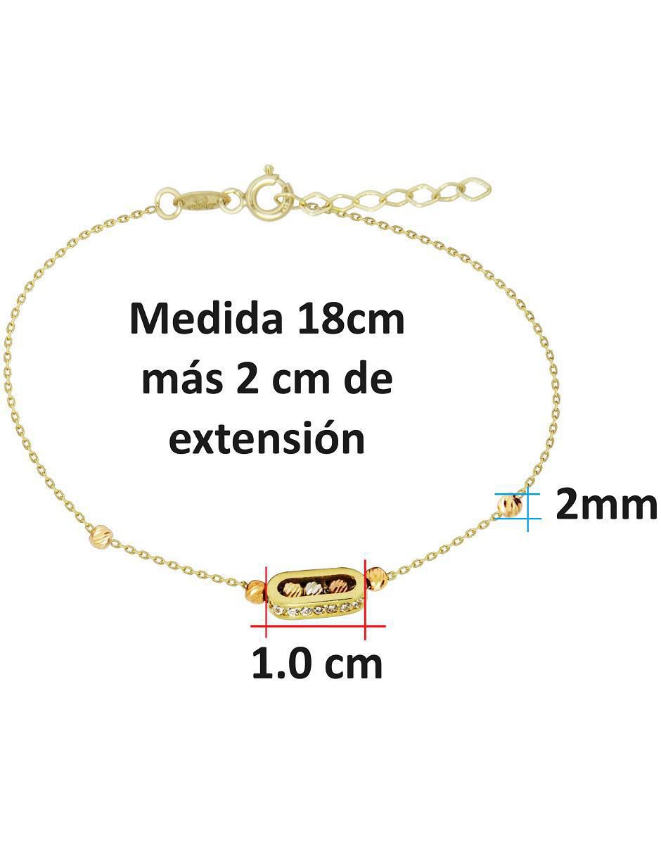 Pulsera de oro 14 K con acabado pulido 4