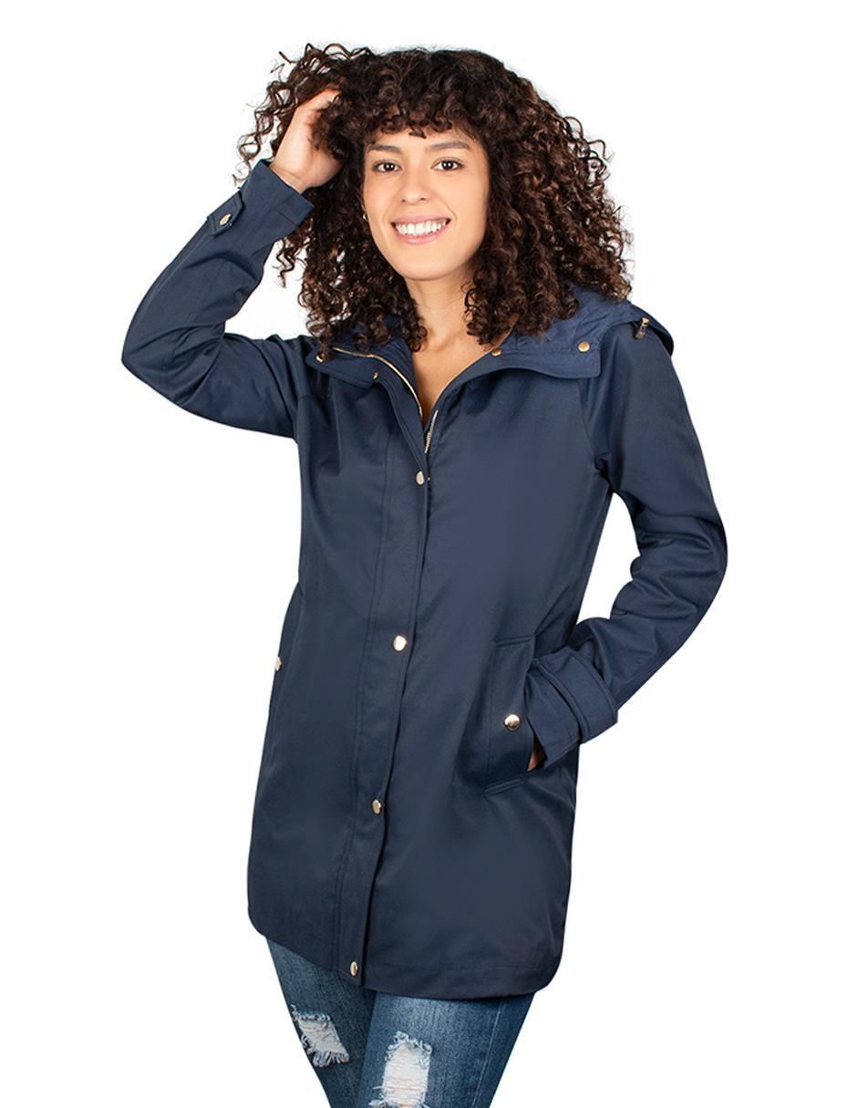 Chamarra parka impermeable para mujer