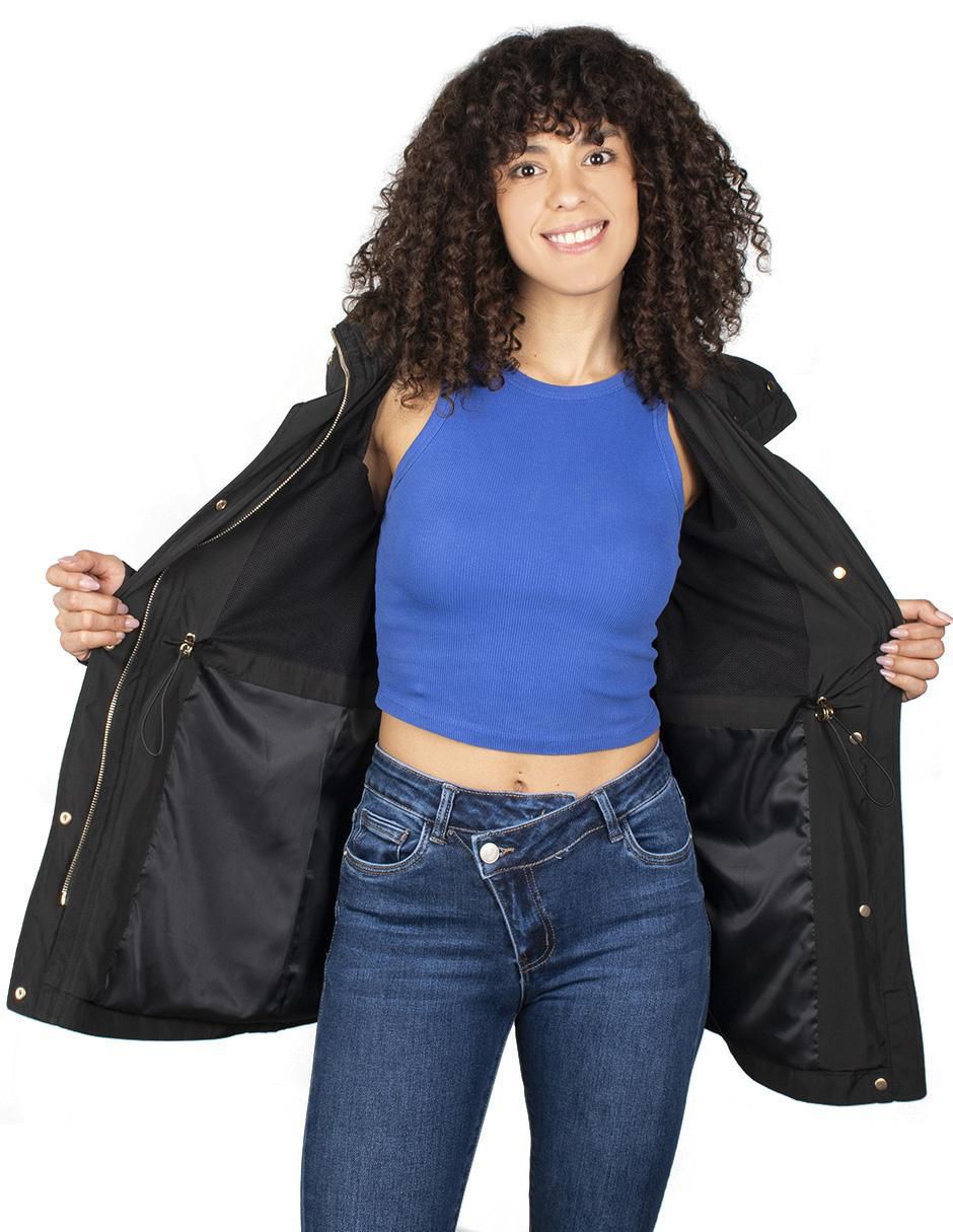 Chamarra parka impermeable para mujer 2