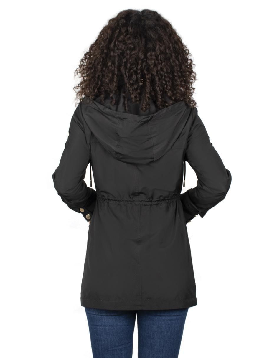 Chamarra parka impermeable para mujer 4