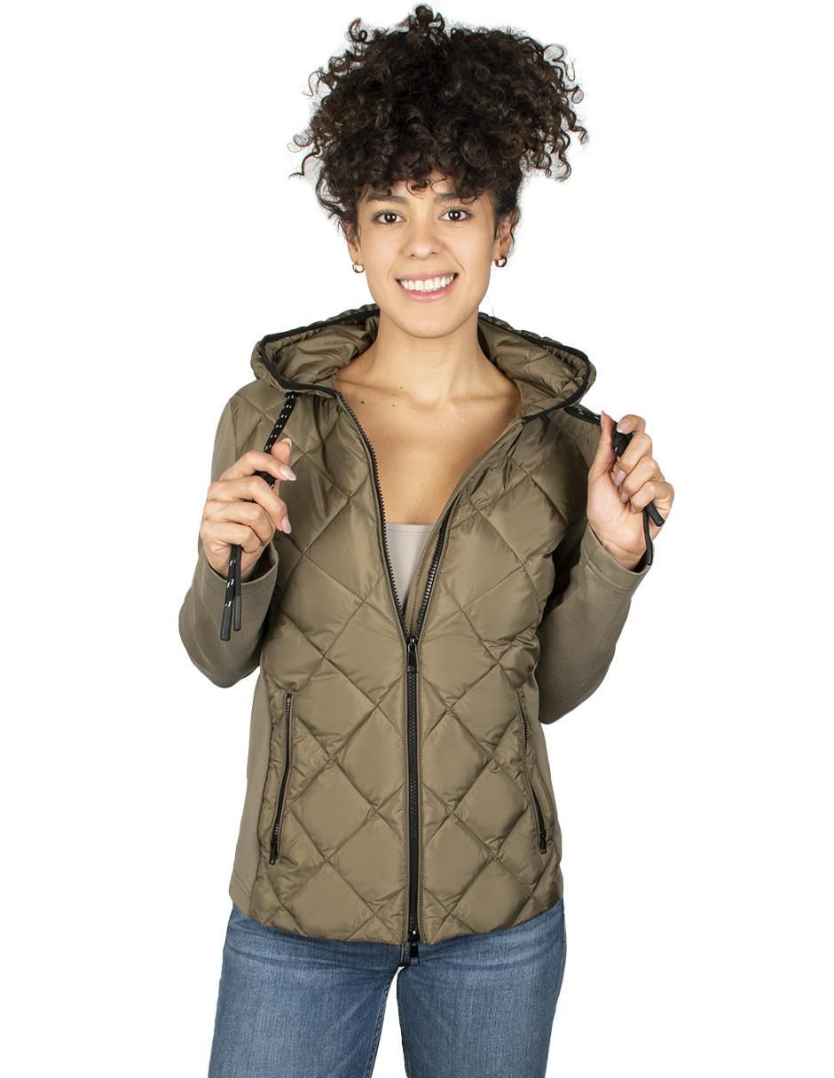 Chamarra acolchada impermeable para mujer 1