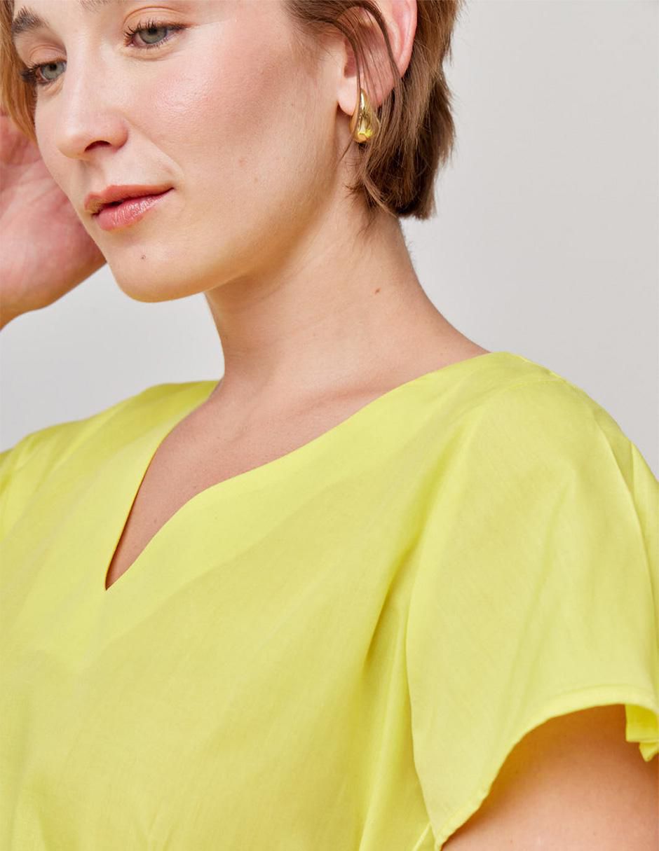 Blusa manga corta para mujer 5