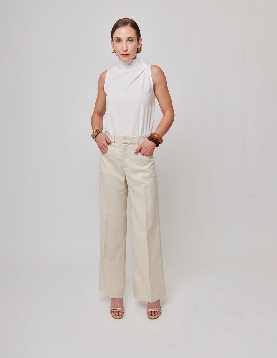 Pantalón amplio para mujer 3