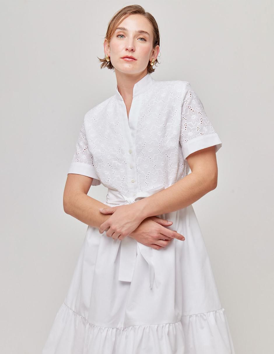 Vestido a la rodilla casual para mujer 4