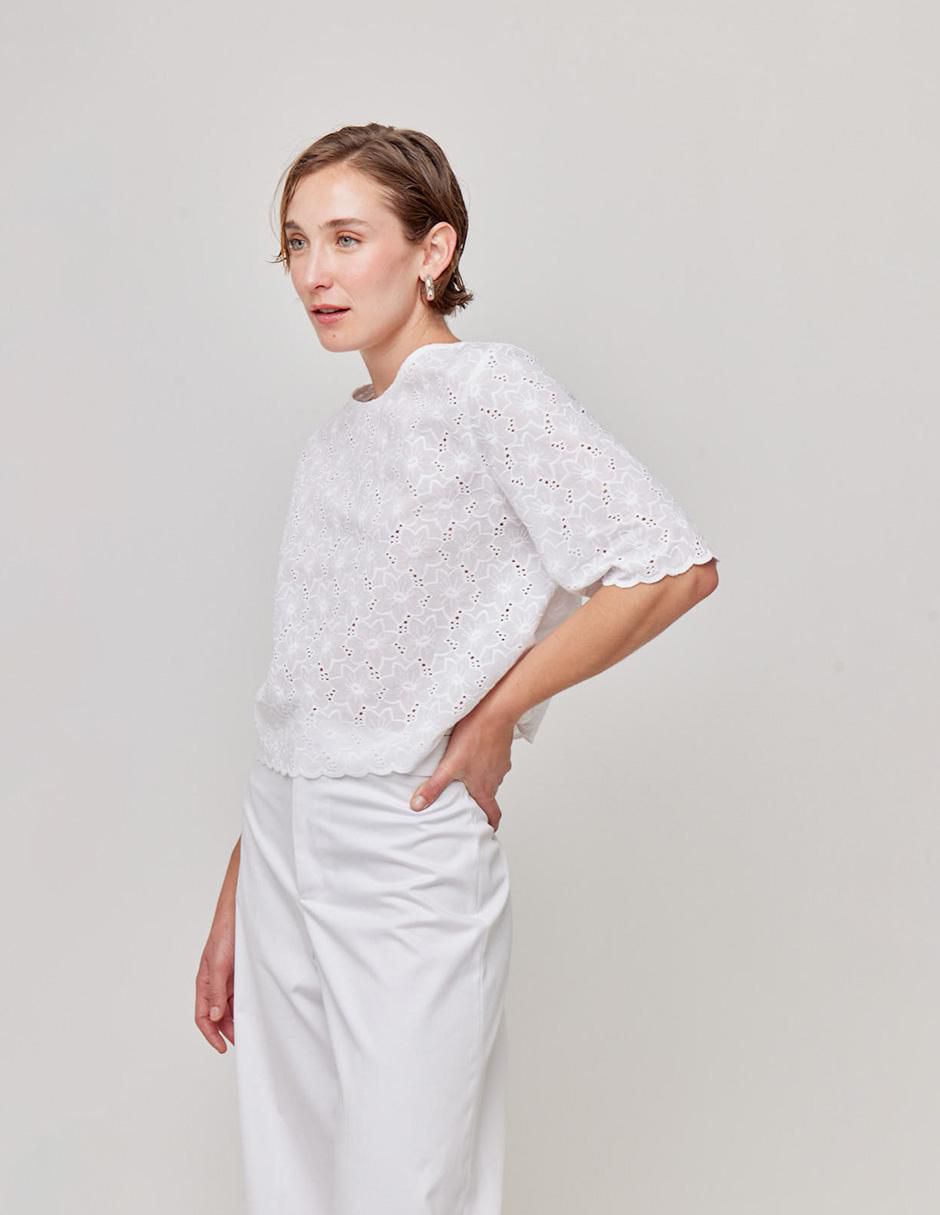 Blusa manga corta para mujer 2