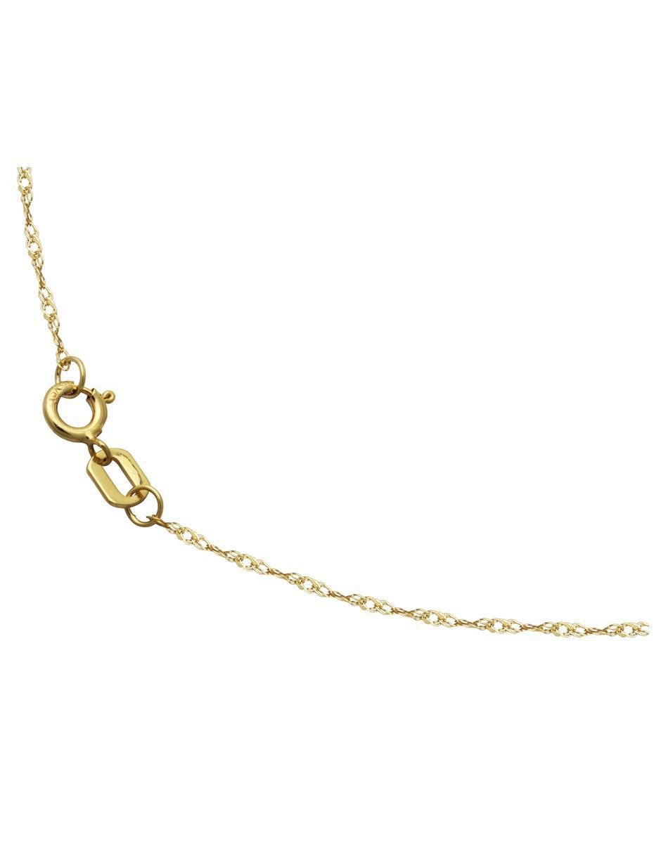 Collar de cruz de oro 10 K 4