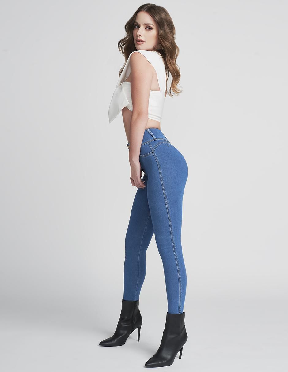 Jeans ultra skinny 0117ston corte cintura alta para mujer 7