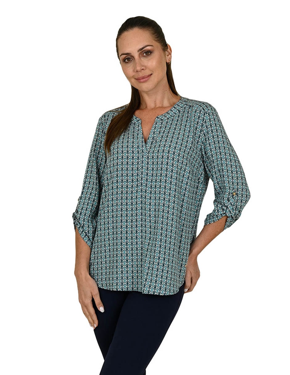 Blusa manga 3/4 para mujer 1