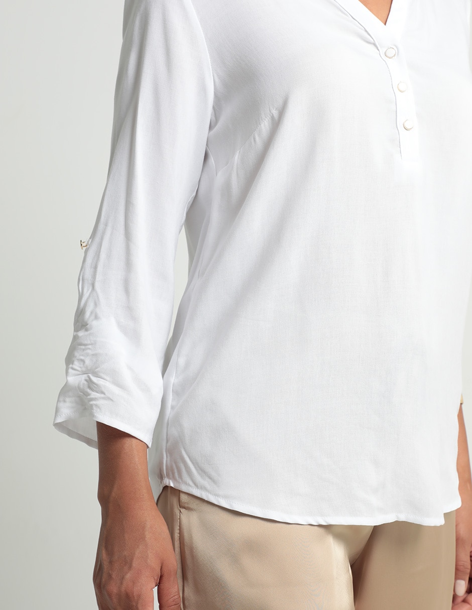 Blusa manga larga para mujer 5
