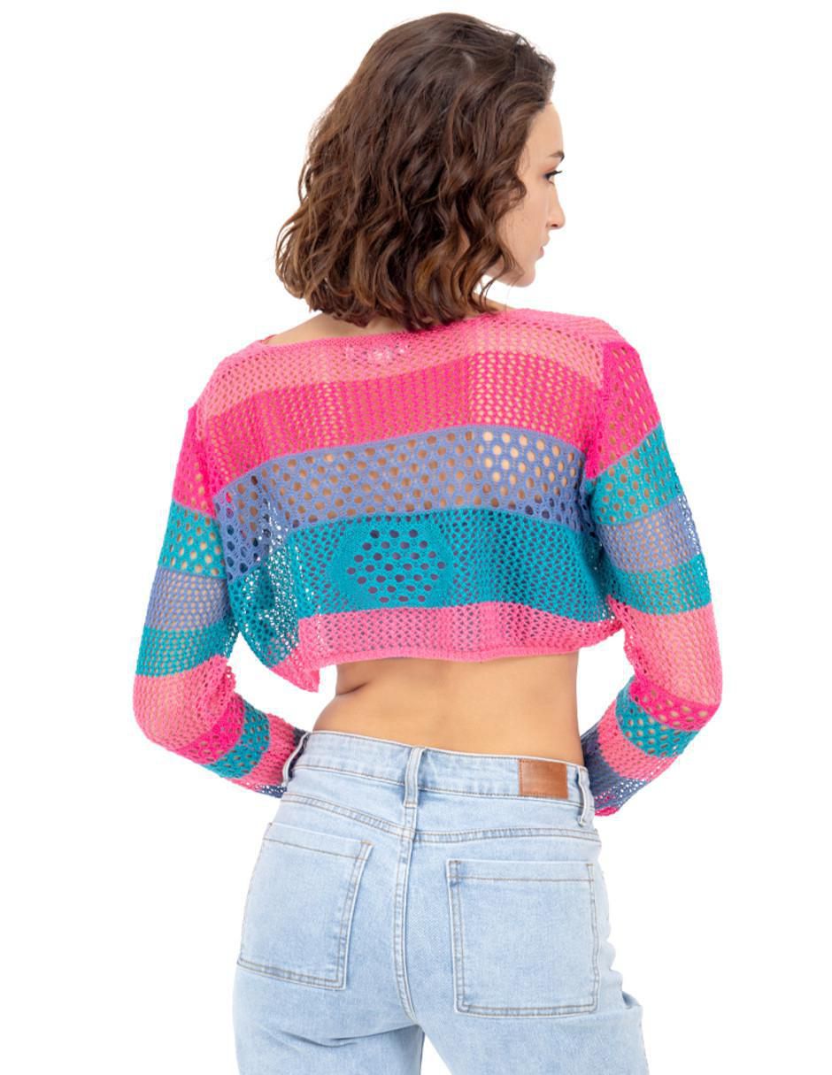 Suéter cuello redondo para mujer 3